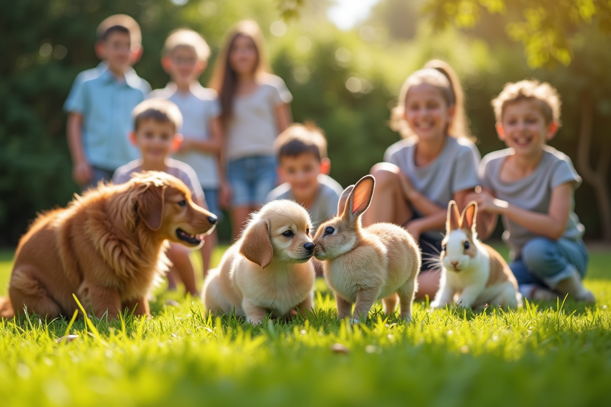 chien famille