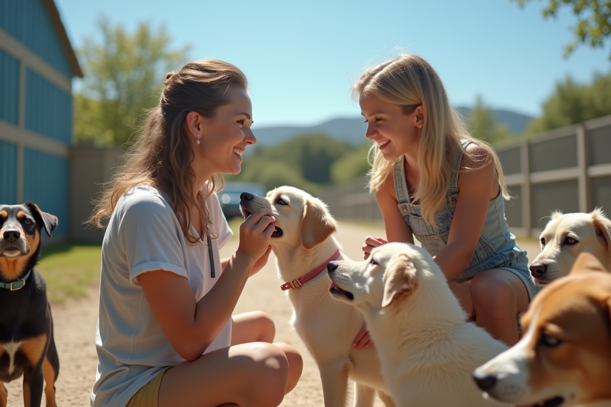 chien famille