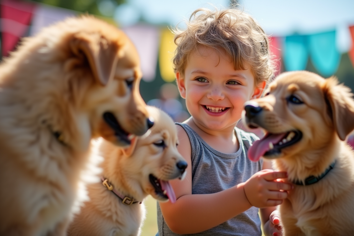 chien famille