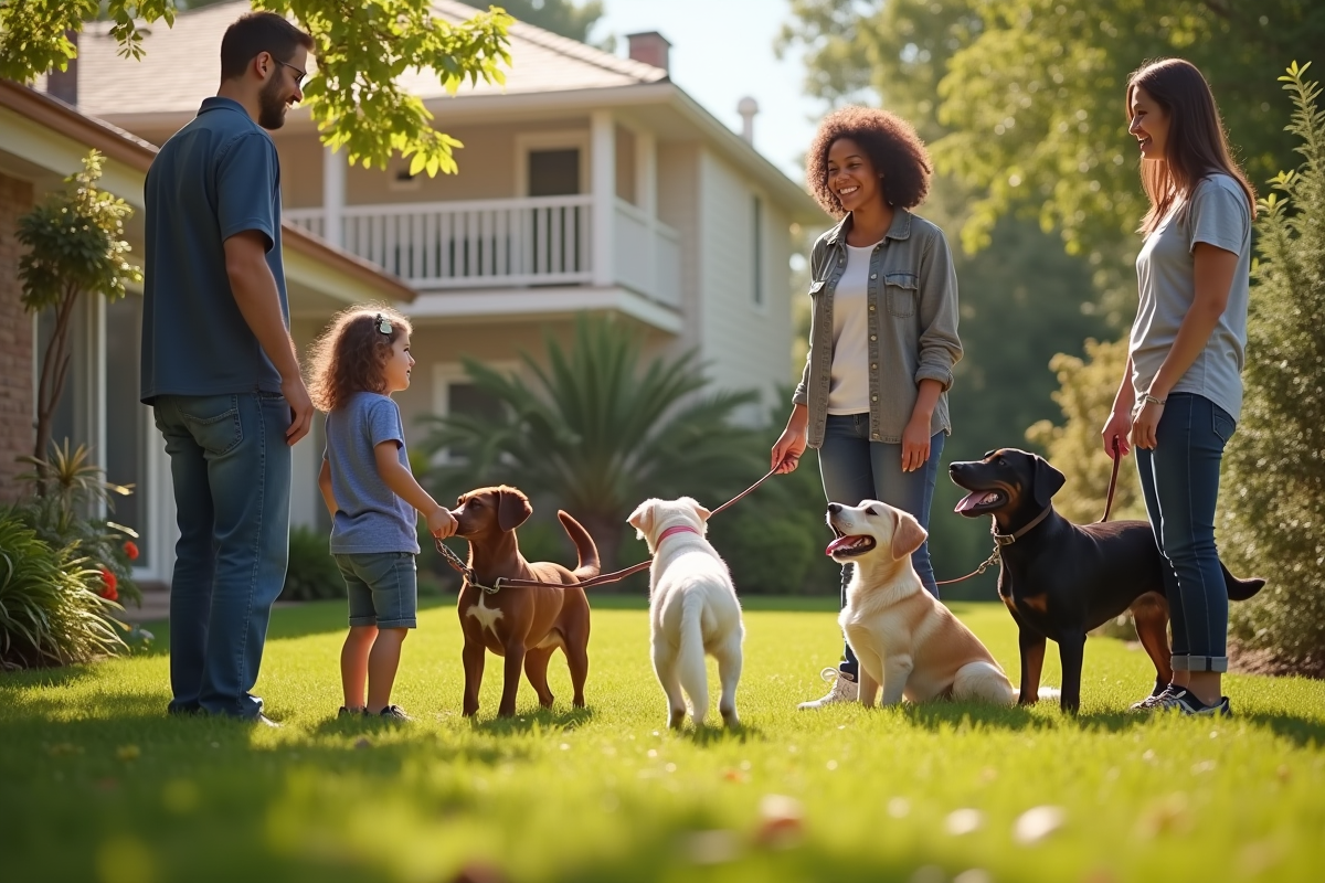 chien famille