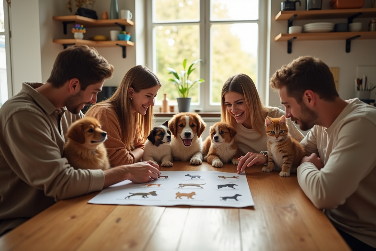 chien famille